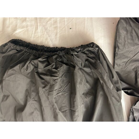 Vintage Windbreaker Jackets Men's Size Small 100% Vinyl Outdoor 1/4 Zip Blue Bla - Picture 4 of 10